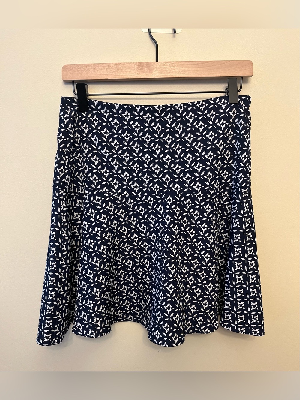 Lauren Ralph Lauren A-Line Mini Skirt Women's Size 2 Petite Navy White